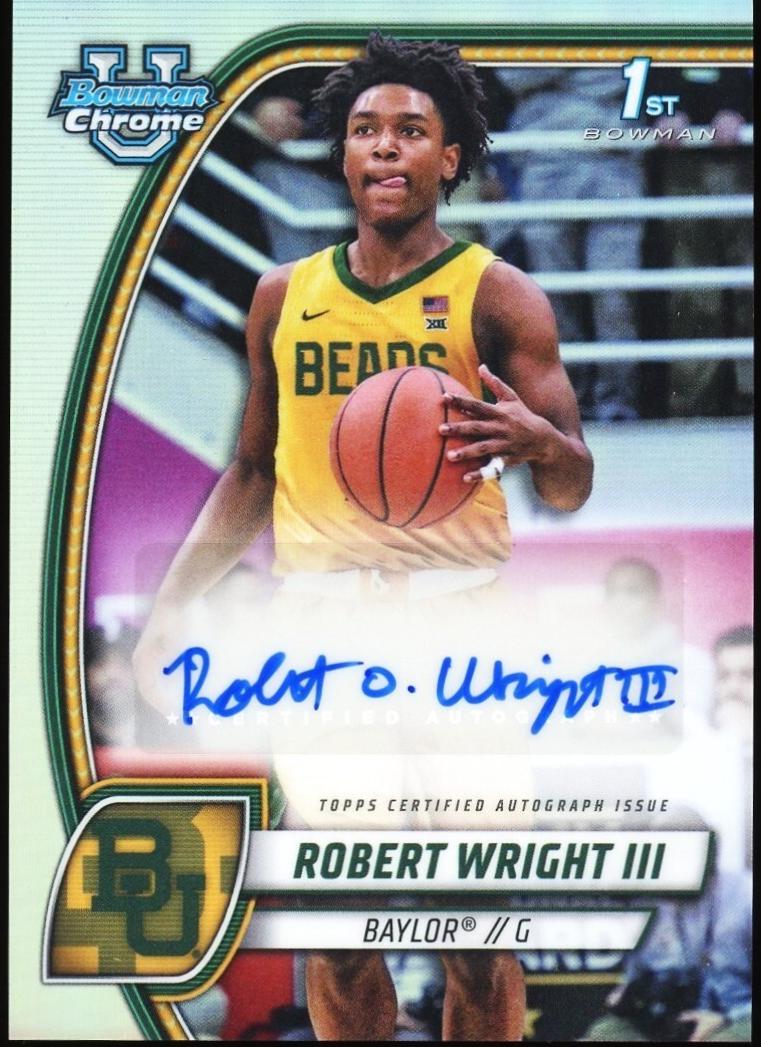 Robert Wright III [Refractor Autograph] #15