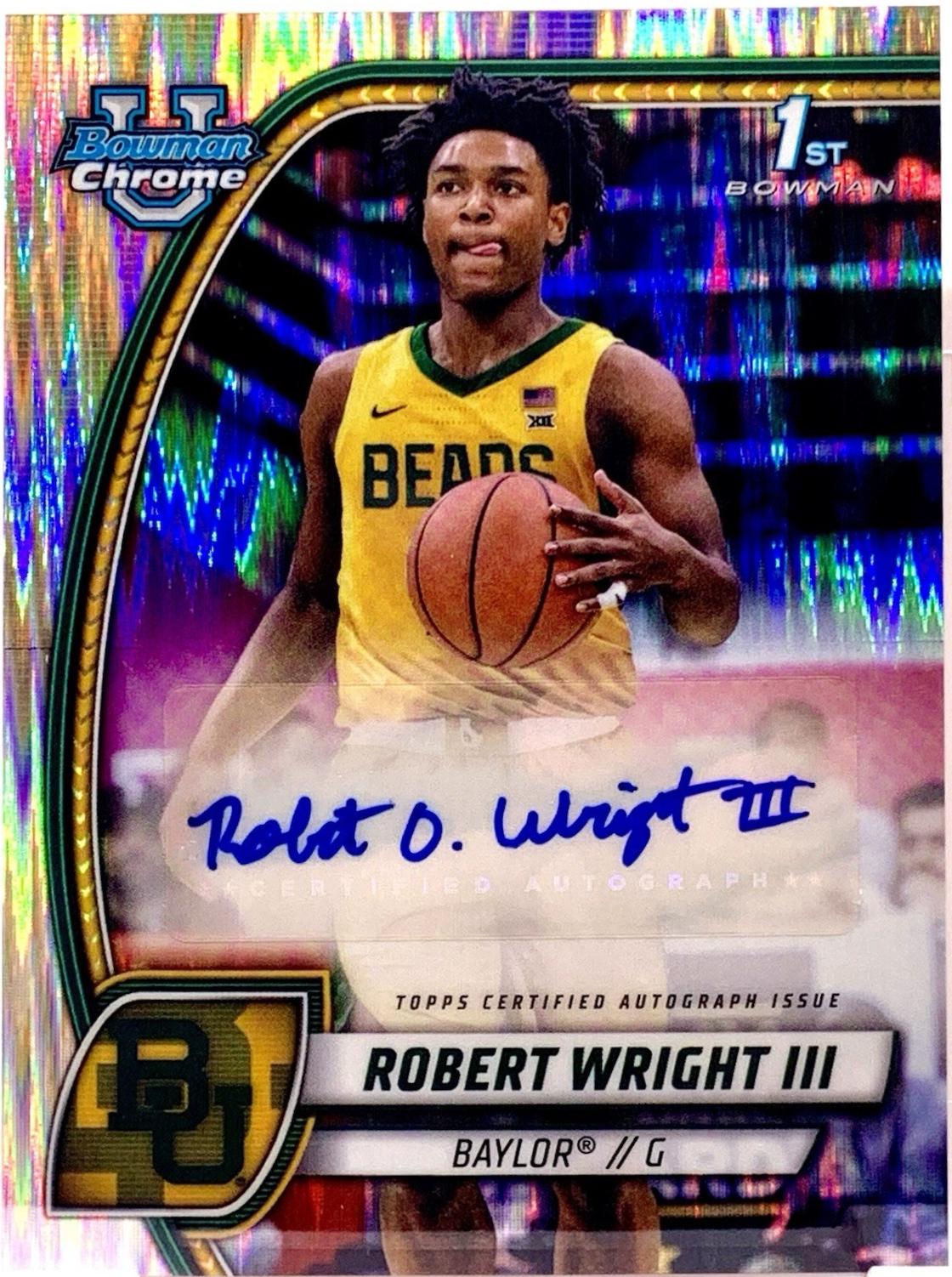 Robert Wright III [Stealth Refractor Autograph] #15