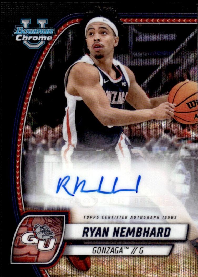 Ryan Nembhard [Black Wave Refractor Autograph] #72