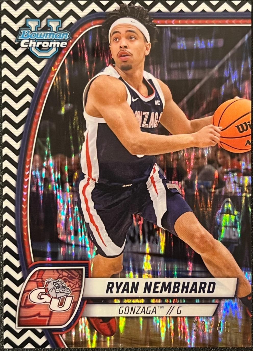 Ryan Nembhard [Black White Refractor] #72