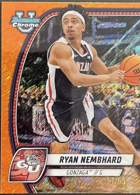 Ryan Nembhard [Orange Shimmer Refractor] #72