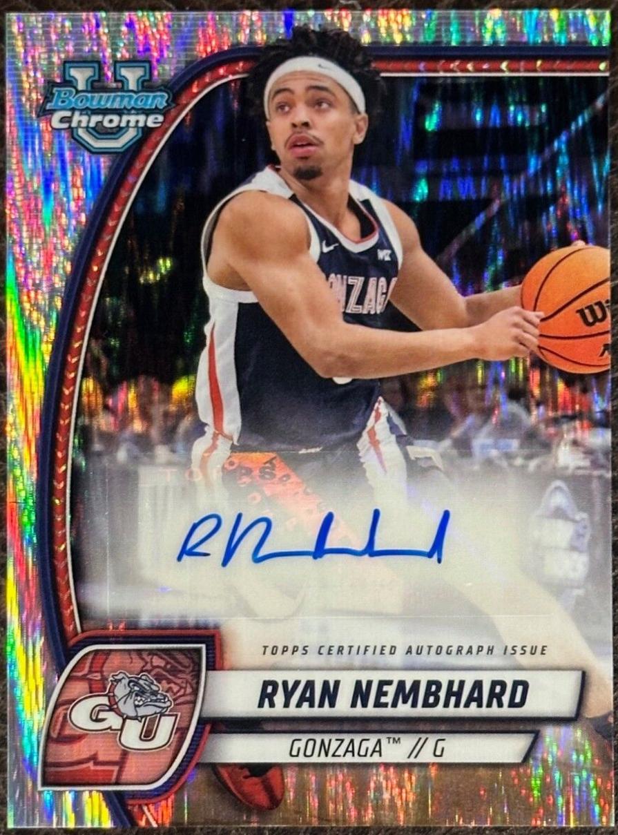 Ryan Nembhard [Stealth Refractor Autograph] #72