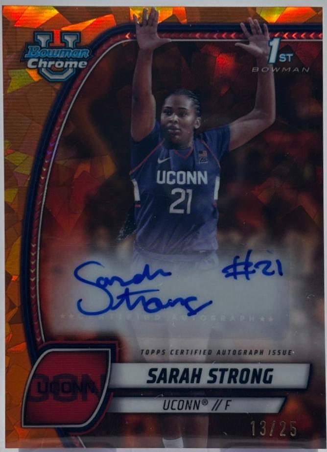 Sarah Strong [Sapphire Prospect Autograph] #62