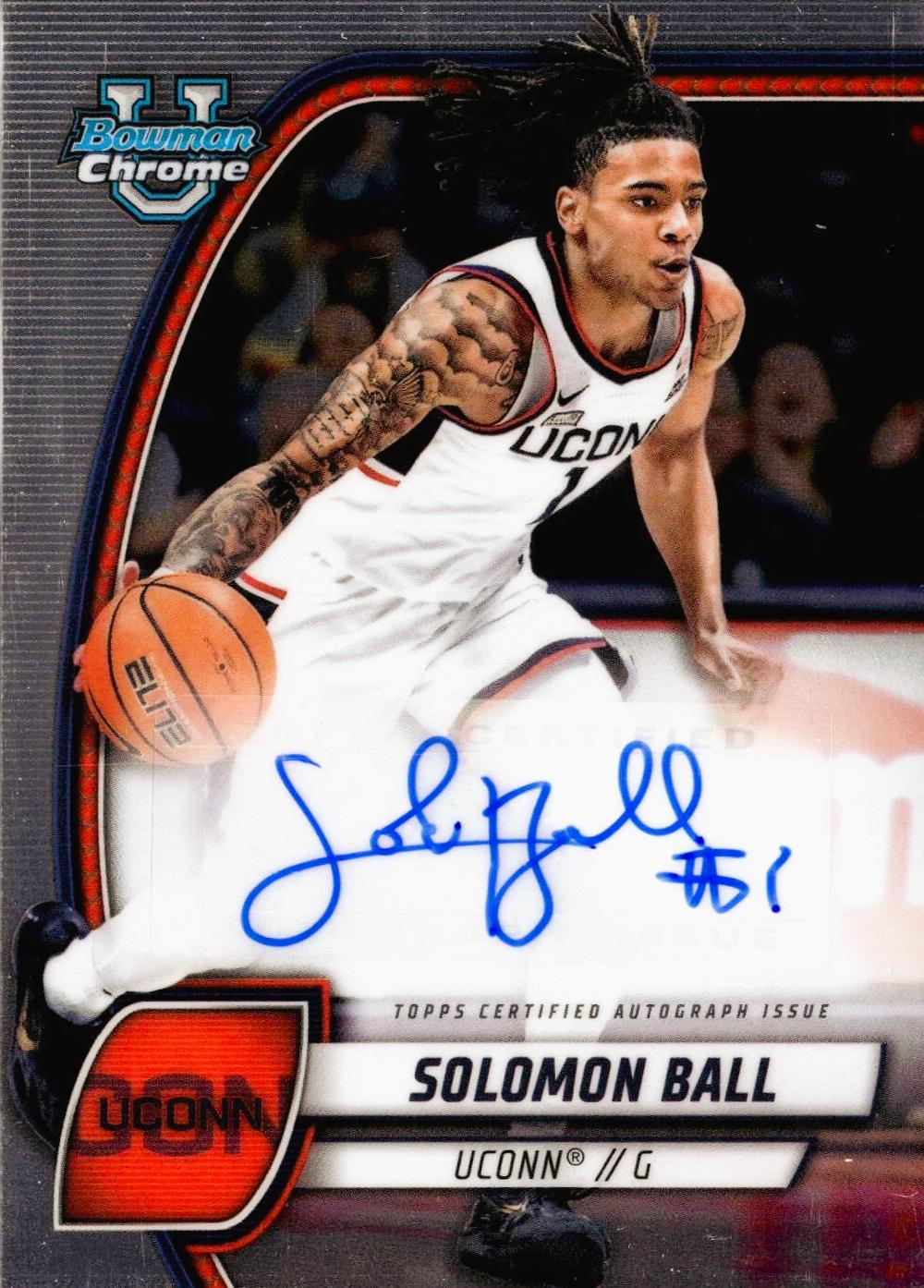 Solomon Ball [Black Wave Refractor Autograph] #87