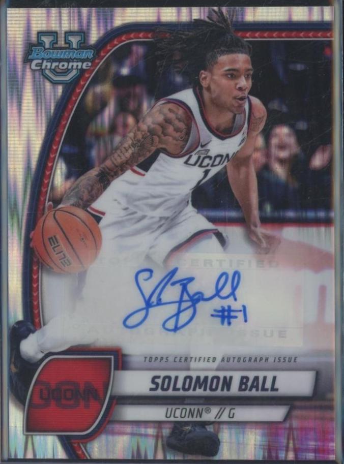 Solomon Ball [Stealth Refractor Autograph] #87