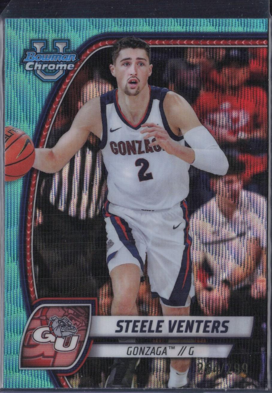 Steele Venters [Aqua Wave Refractor] #92