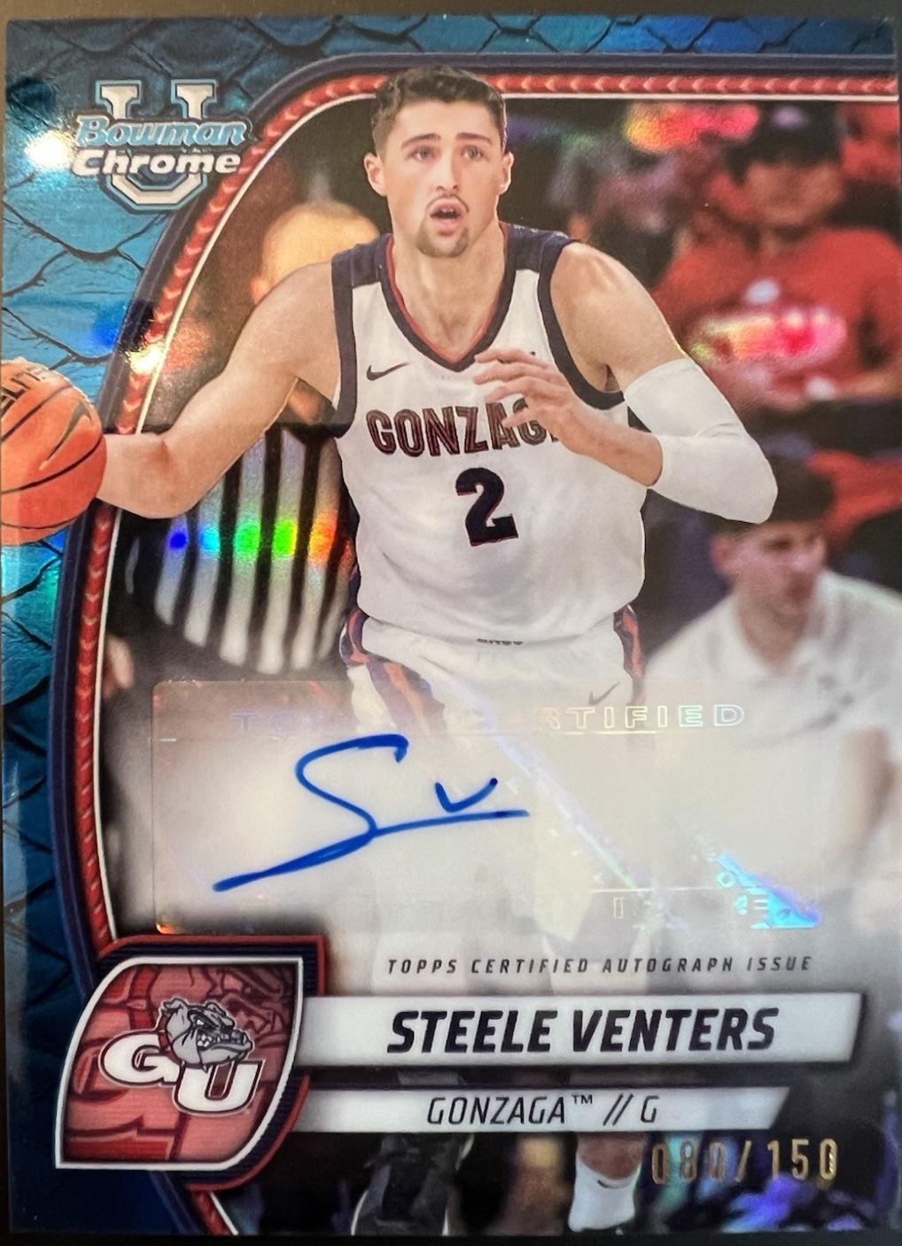 Steele Venters [Prospect Autograph] #92