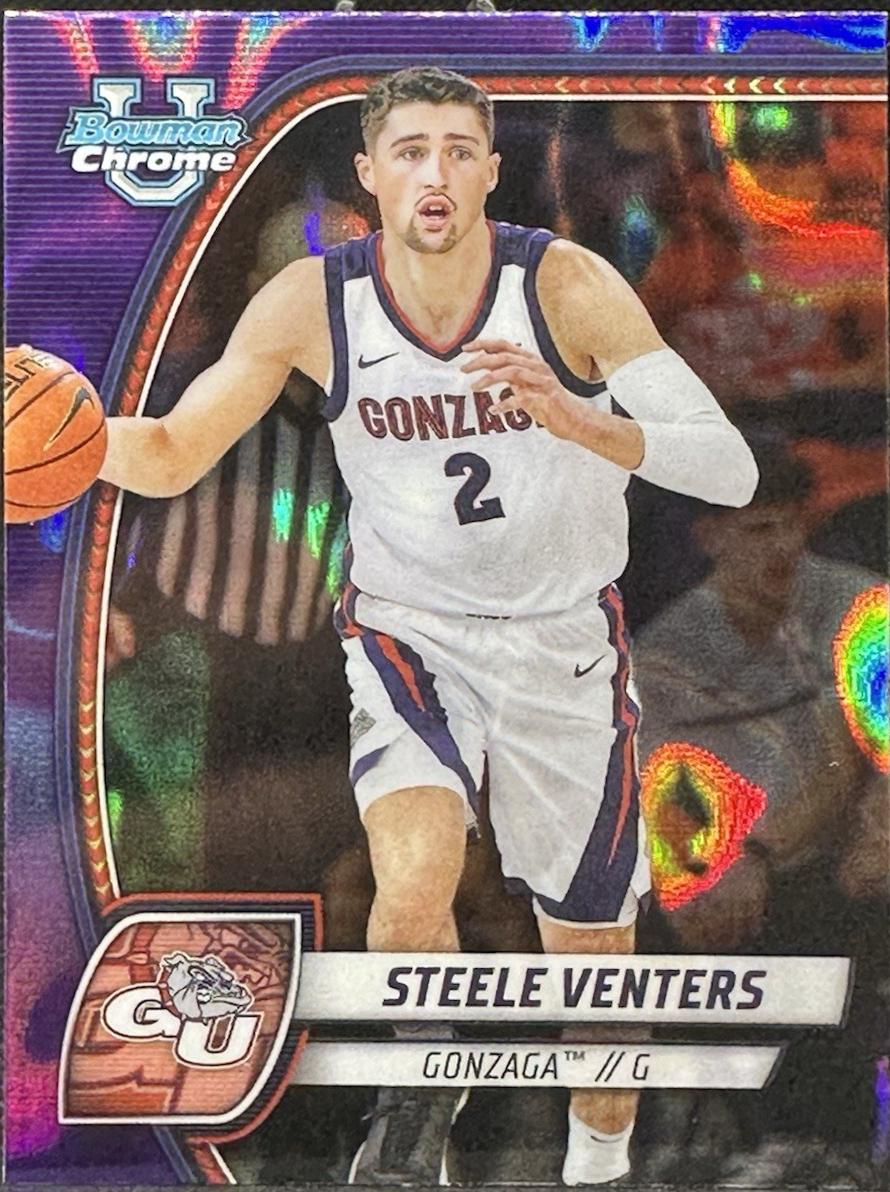 Steele Venters [Purple Lava Refractor] #92