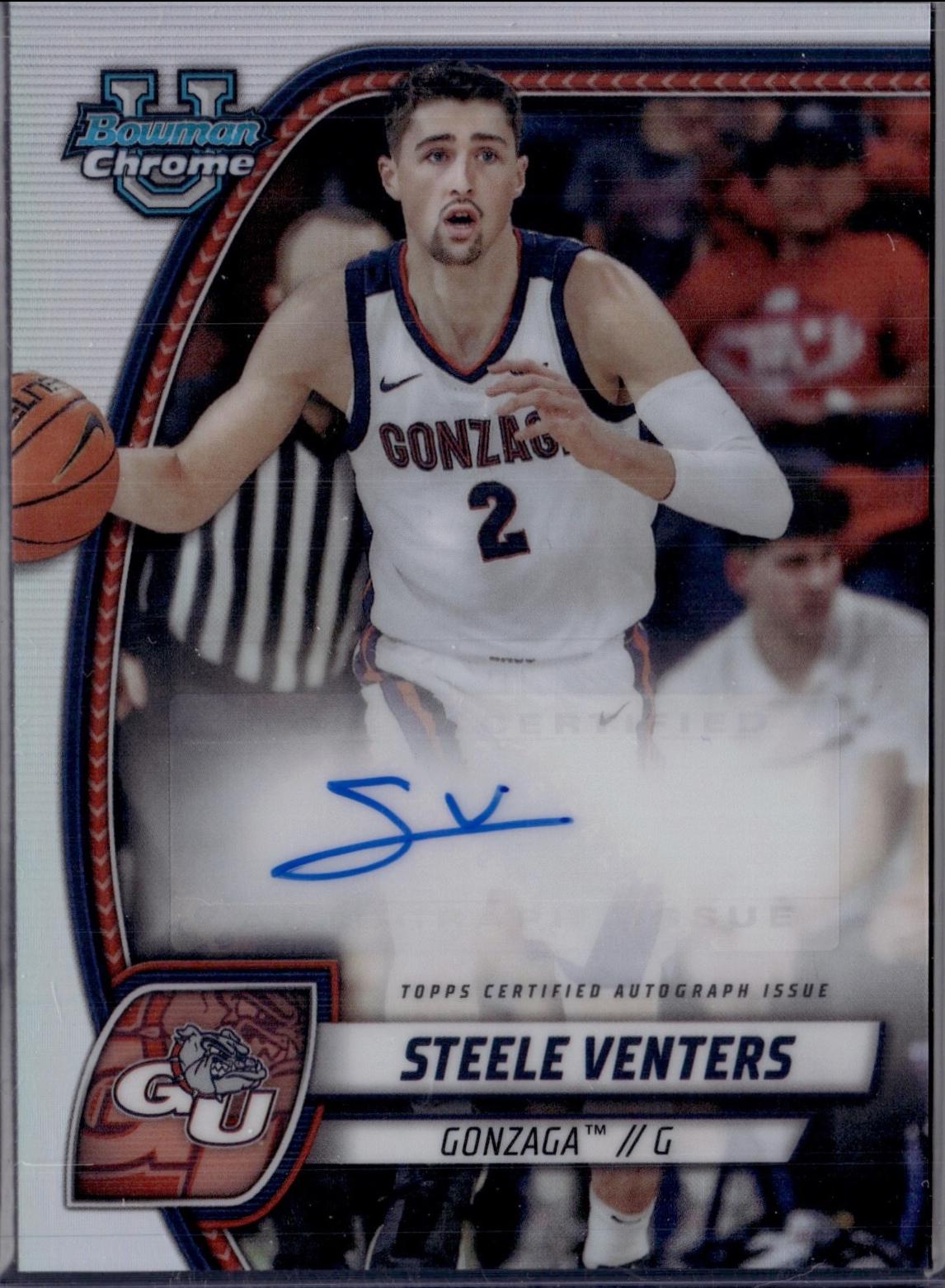 Steele Venters [Refractor Autograph] #92
