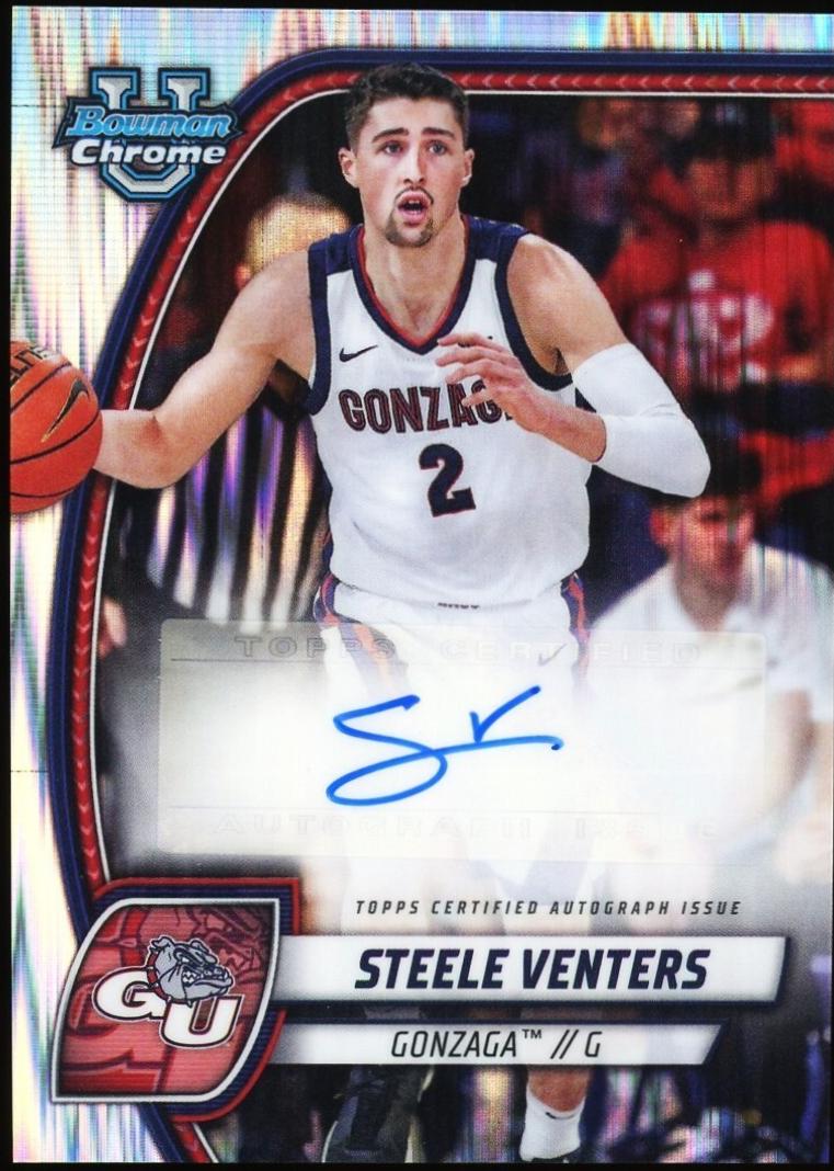 Steele Venters [Stealth Refractor Autograph] #92