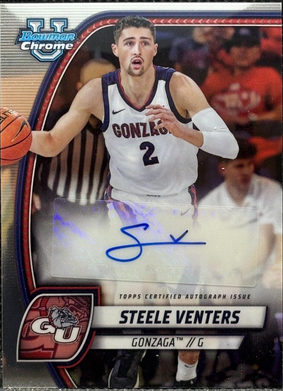 Steele Venters [Superfractor Autograph] #92