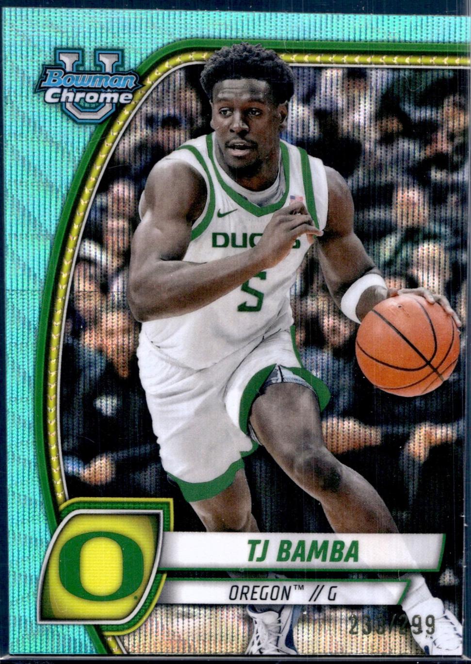 TJ Bamba [Aqua Wave Refractor] #74