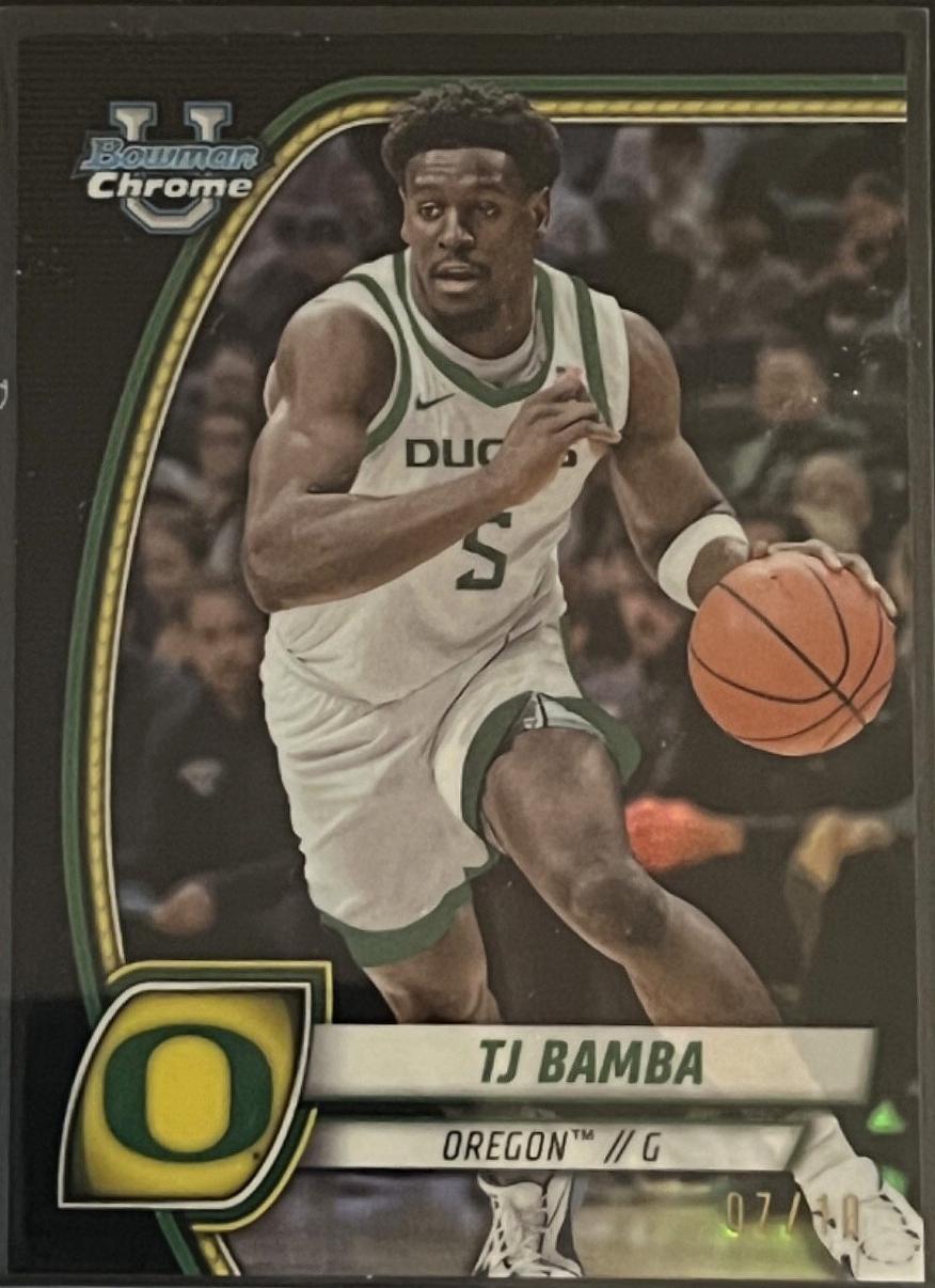 TJ Bamba [Black Refractor] #74