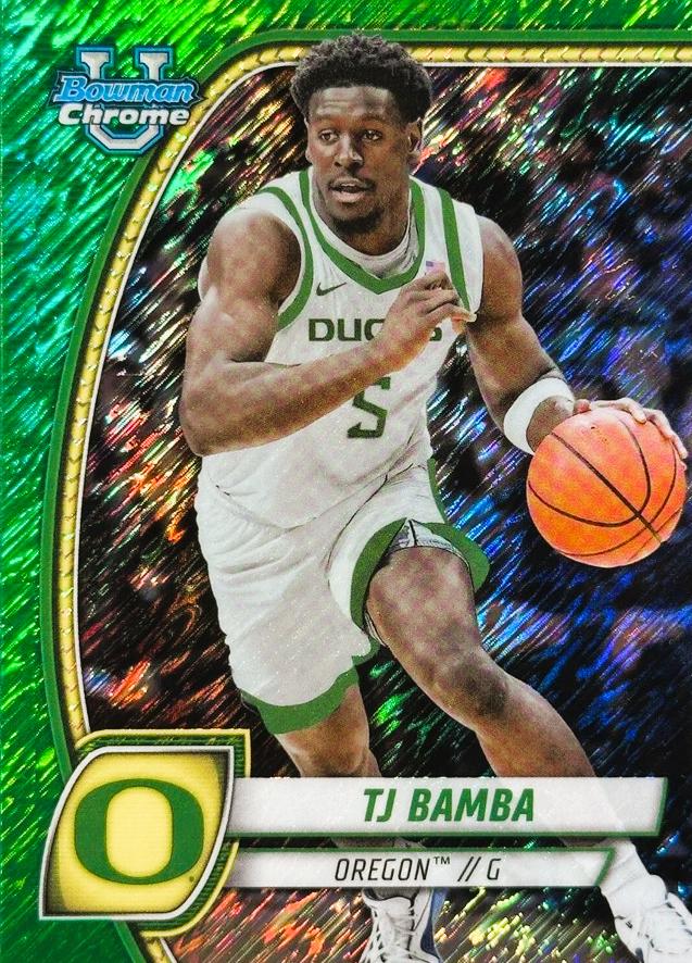 TJ Bamba [Green Shimmer Refractor] #74