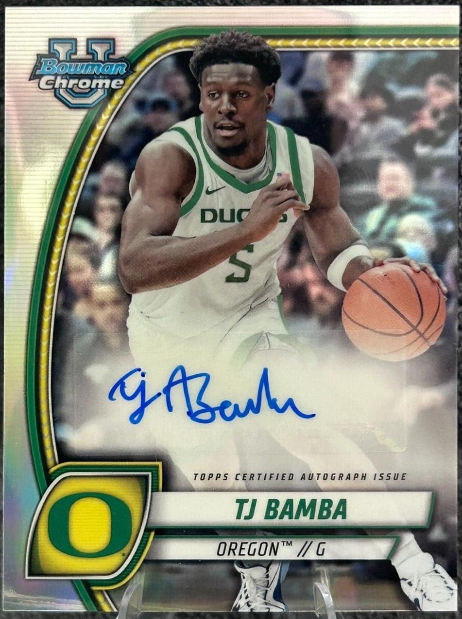 TJ Bamba [Refractor Autograph] #74