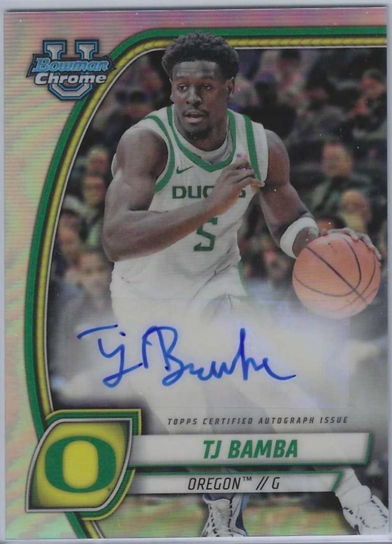TJ Bamba [Superfractor Autograph] #74