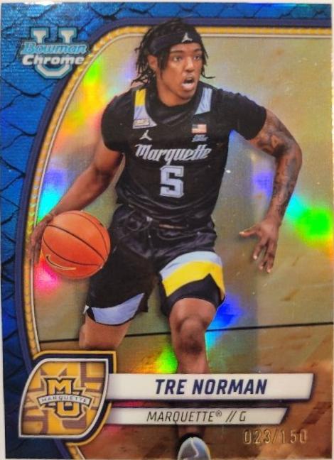 Tre Norman [Blue Refractor] #88