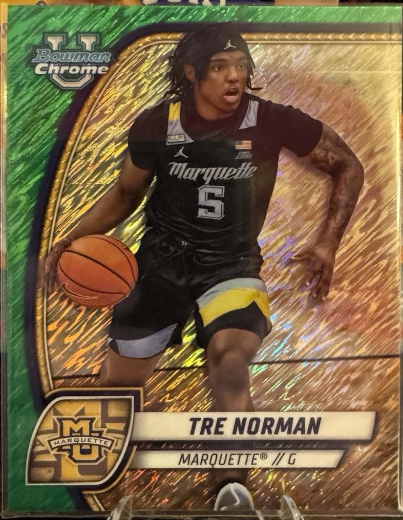 Tre Norman [Green Shimmer Refractor] #88