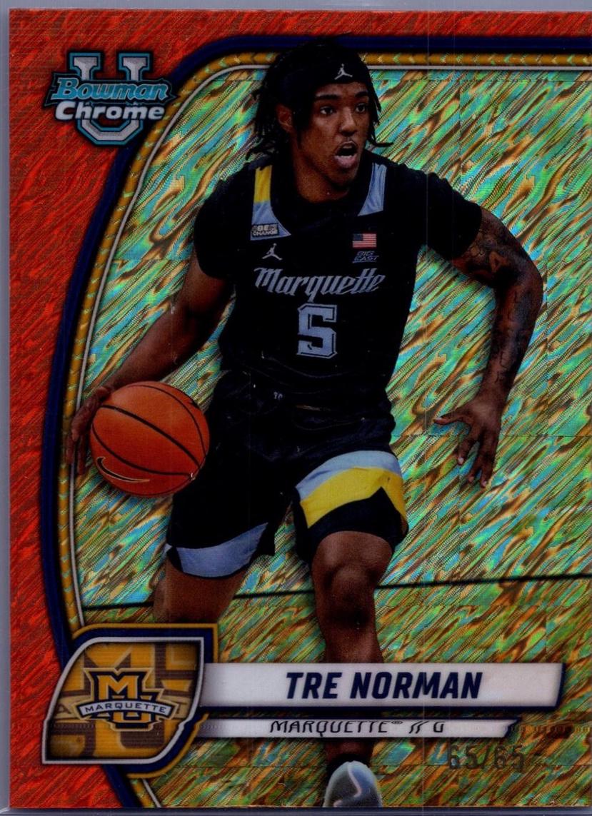Tre Norman [Orange Shimmer Refractor] #88