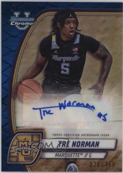 Tre Norman [Reptilian Blue Refractor Autograph] #88