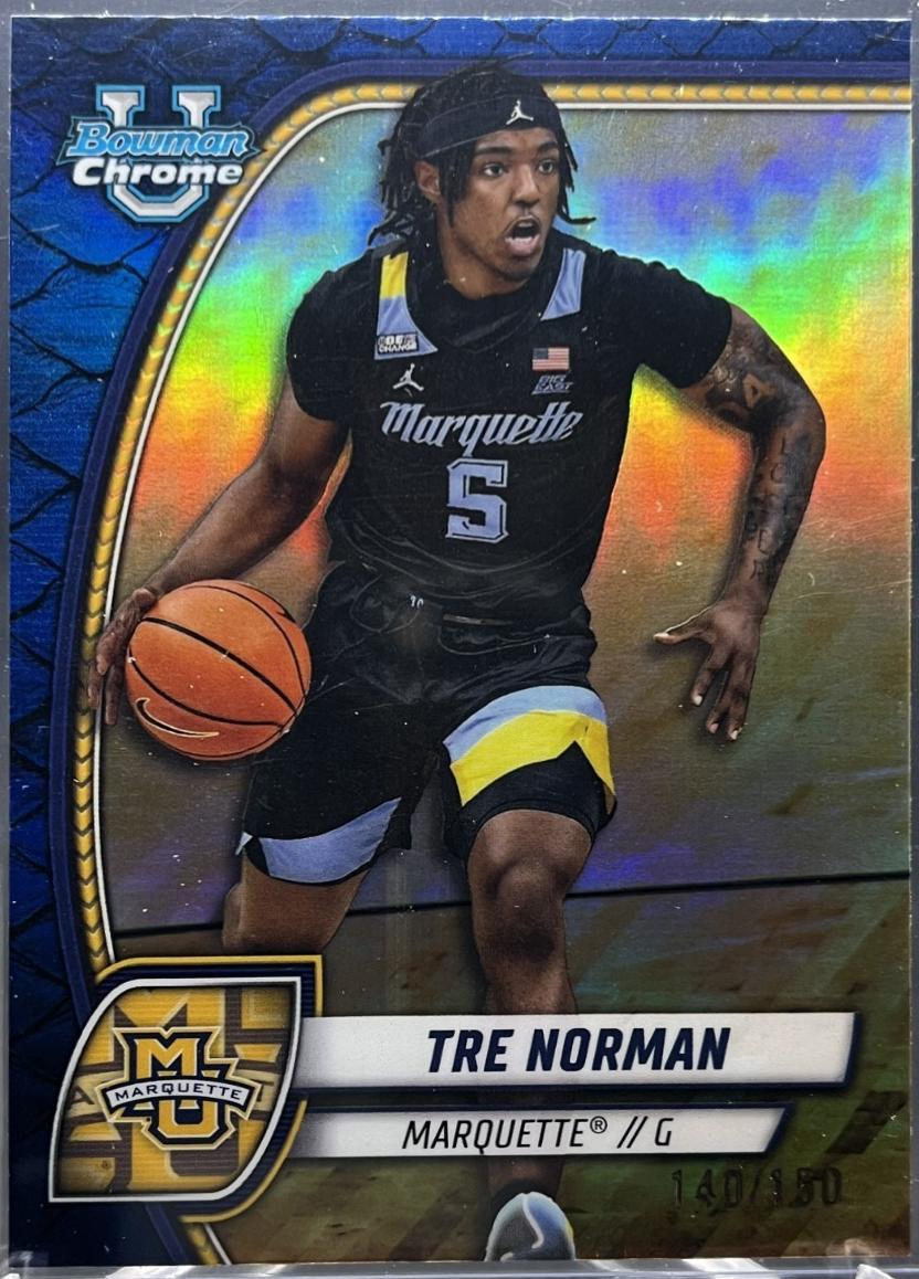 Tre Norman [Reptilian Blue Refractor] #88