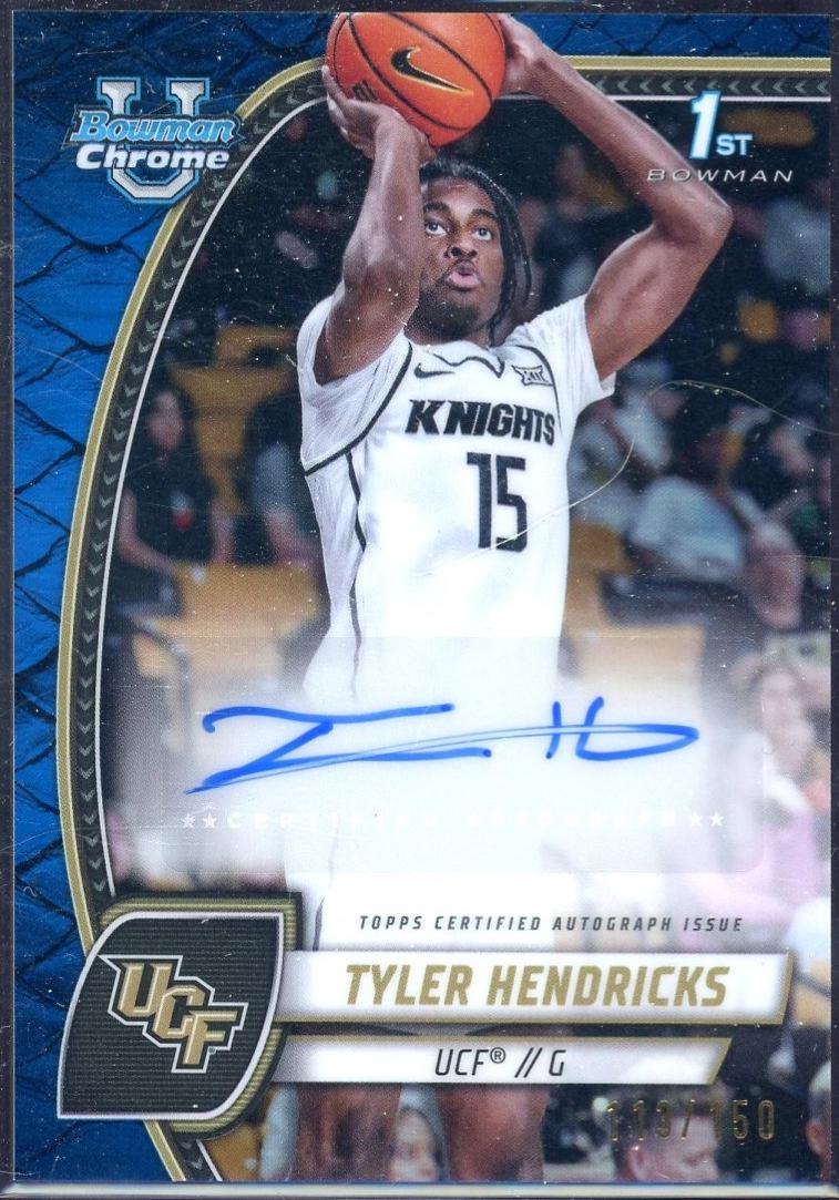 Tyler Hendricks [Reptilian Blue Refractor Autograph] #68