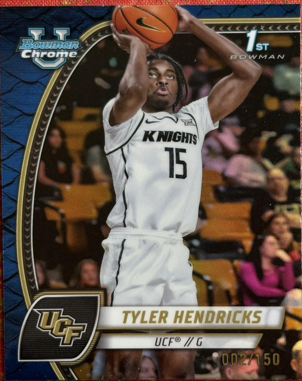 Tyler Hendricks [Reptilian Blue Refractor] #68