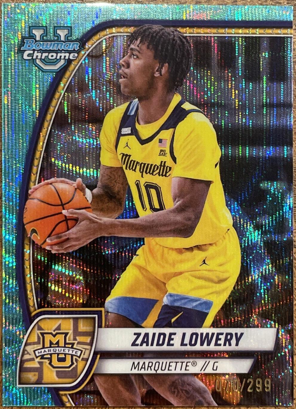 Zaide Lowery [Aqua Wave Refractor] #90