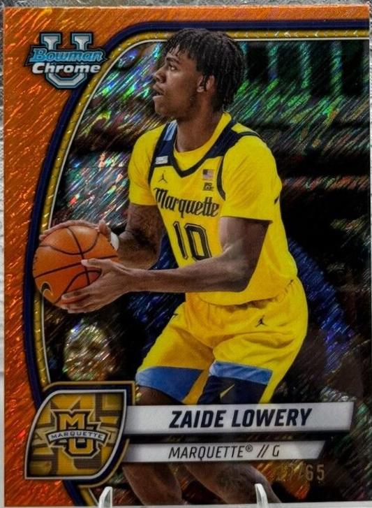 Zaide Lowery [Orange Shimmer Refractor] #90