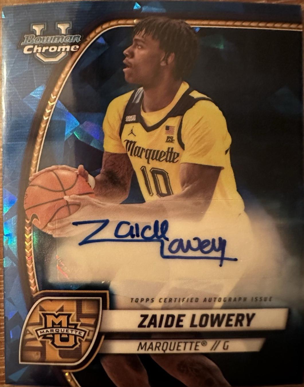 Zaide Lowery [Prospect Autograph] #90