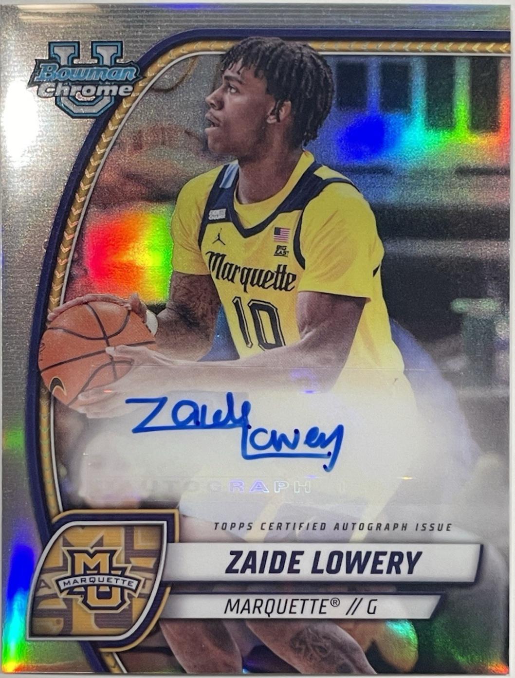 Zaide Lowery [Refractor Autograph] #90