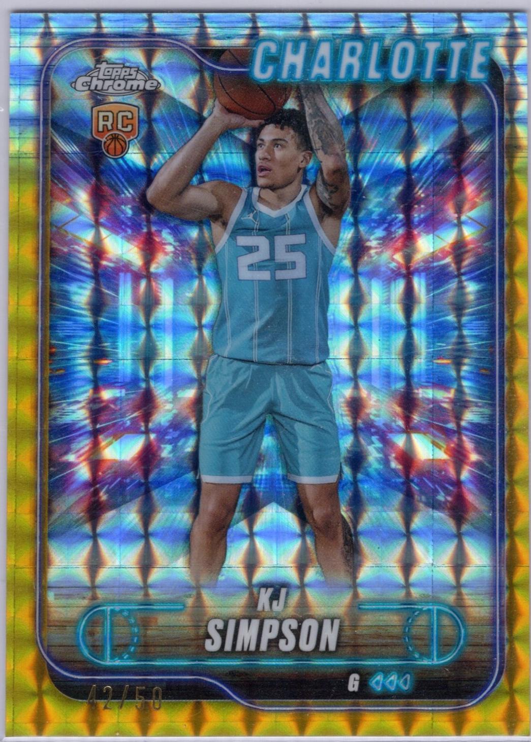 KJ Simpson [Geometric Gold Refractor] #102