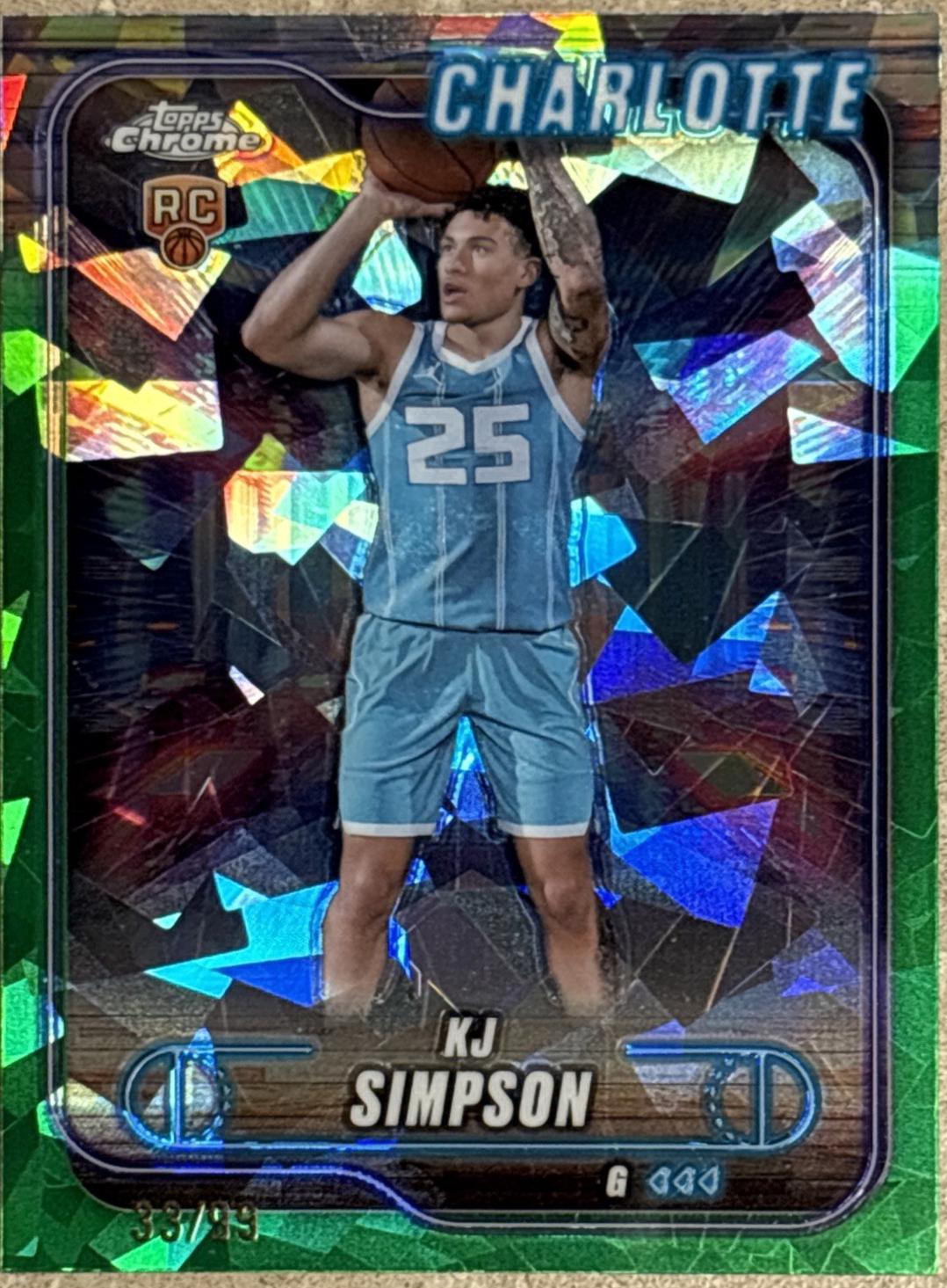 KJ Simpson [Green Refractor] #102