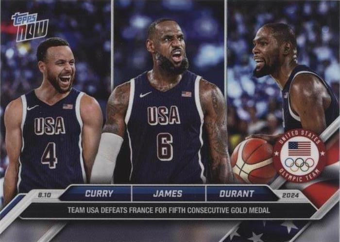 Curry, James, Durant Team USA [Blue] #26