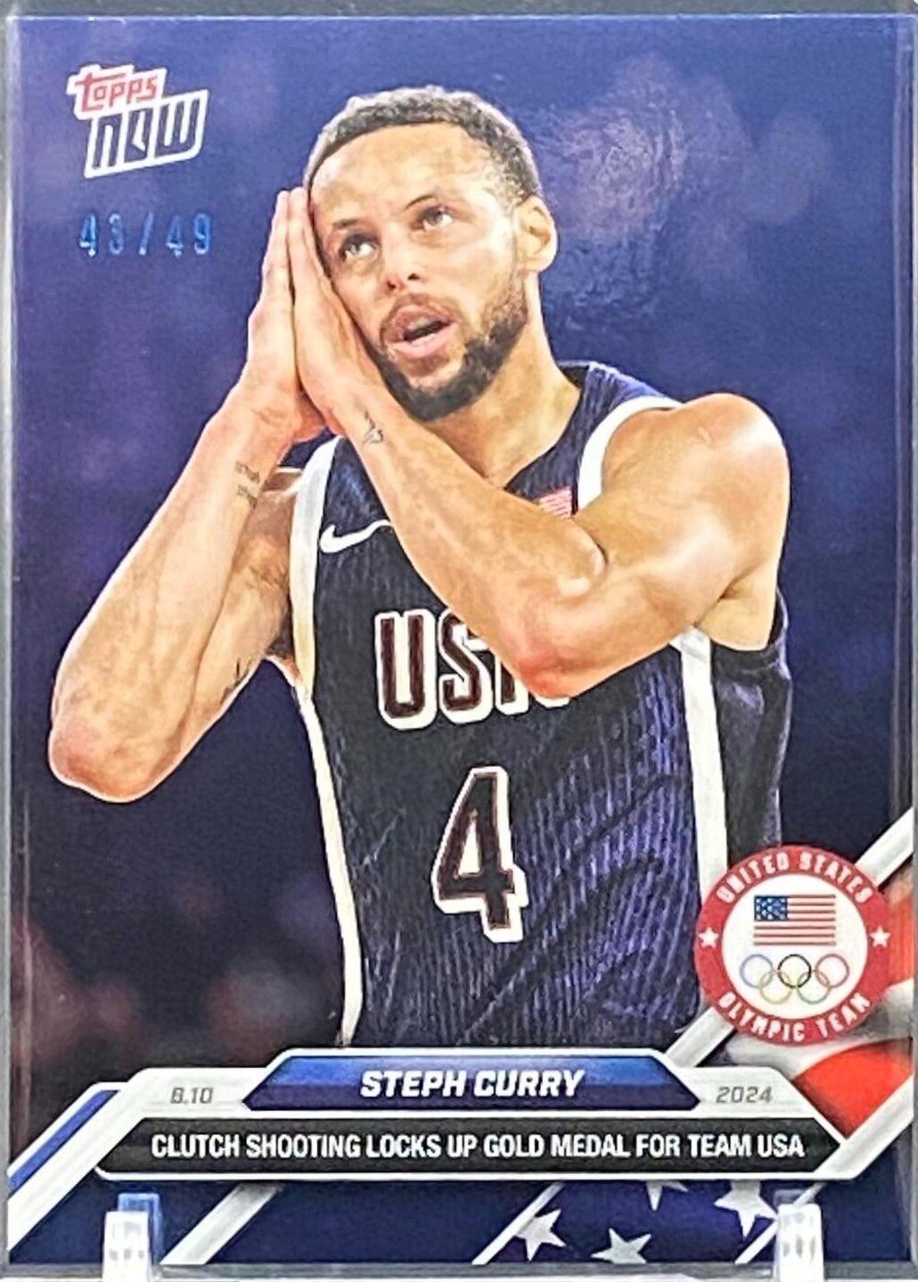 Stephen Curry [Blue Olympic Games] #27