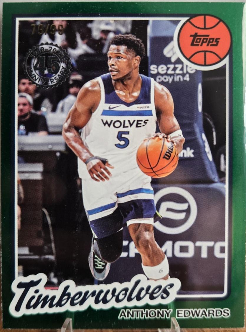 Anthony Edwards [Green] #80BK-90