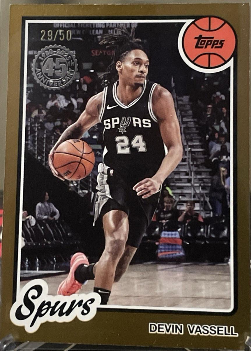 Devin Vassell [Gold] #80BK-7