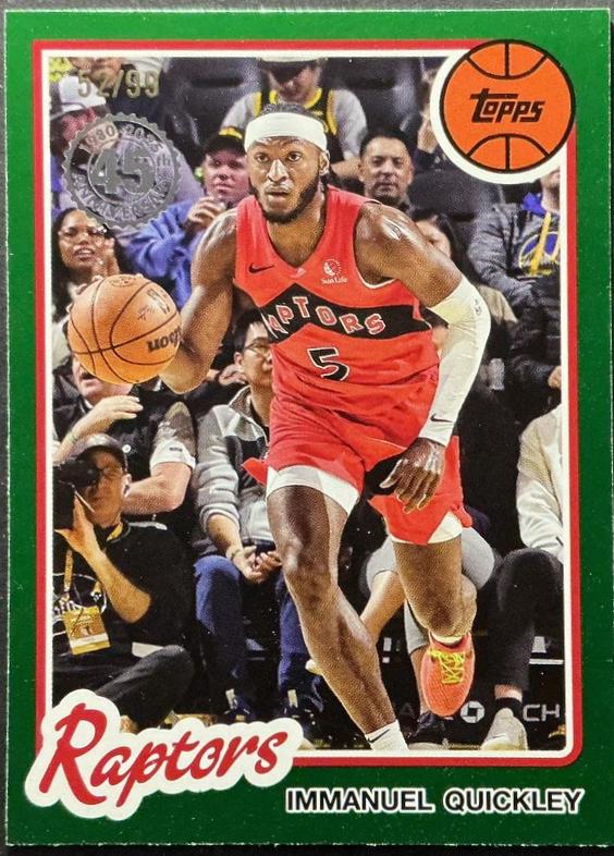 Immanuel Quickley [Green] #80BK-8