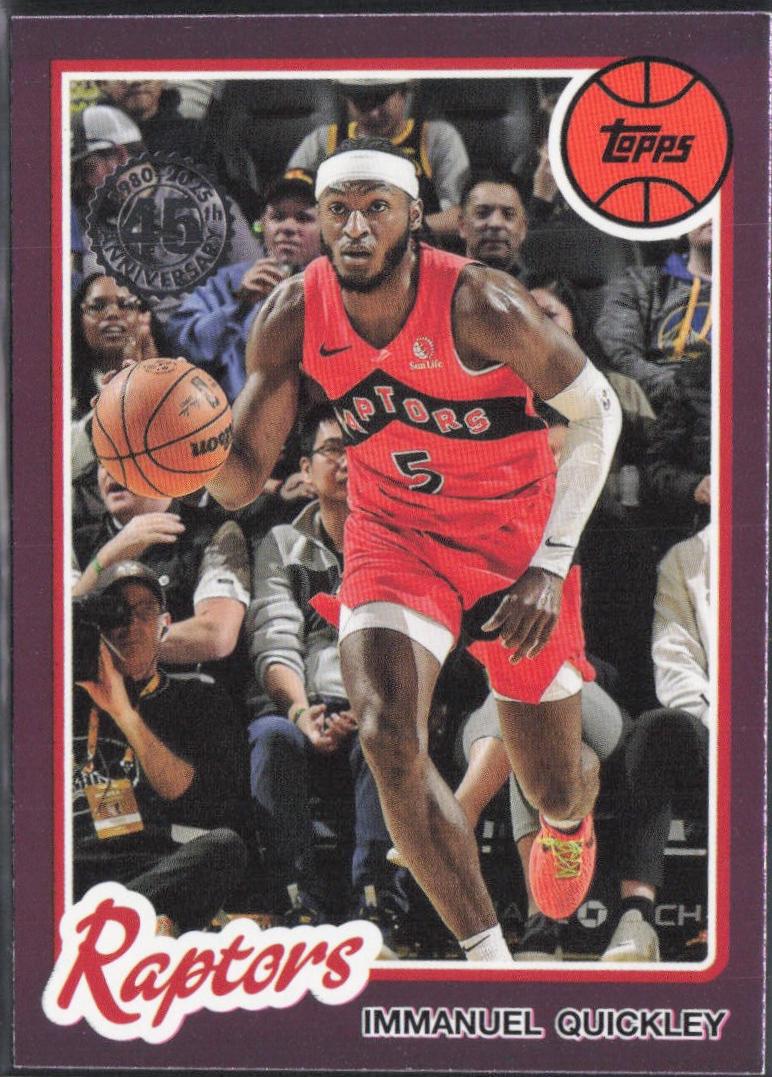 Immanuel Quickley [Pink] #80BK-8