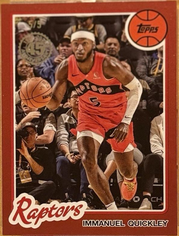 Immanuel Quickley [Red] #80BK-8