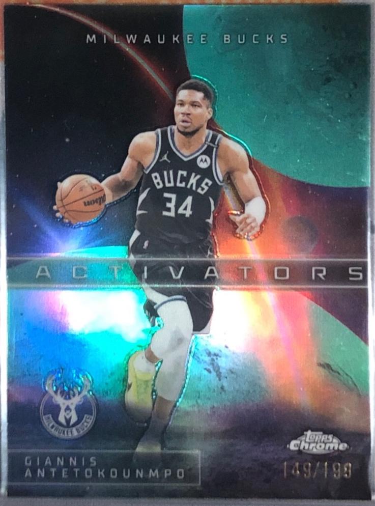 Giannis Antetokounmpo [Aqua Refractor] #AC-4