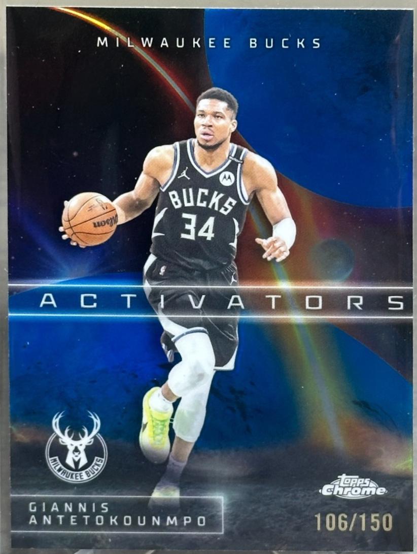 Giannis Antetokounmpo [Blue Refractor] #AC-4