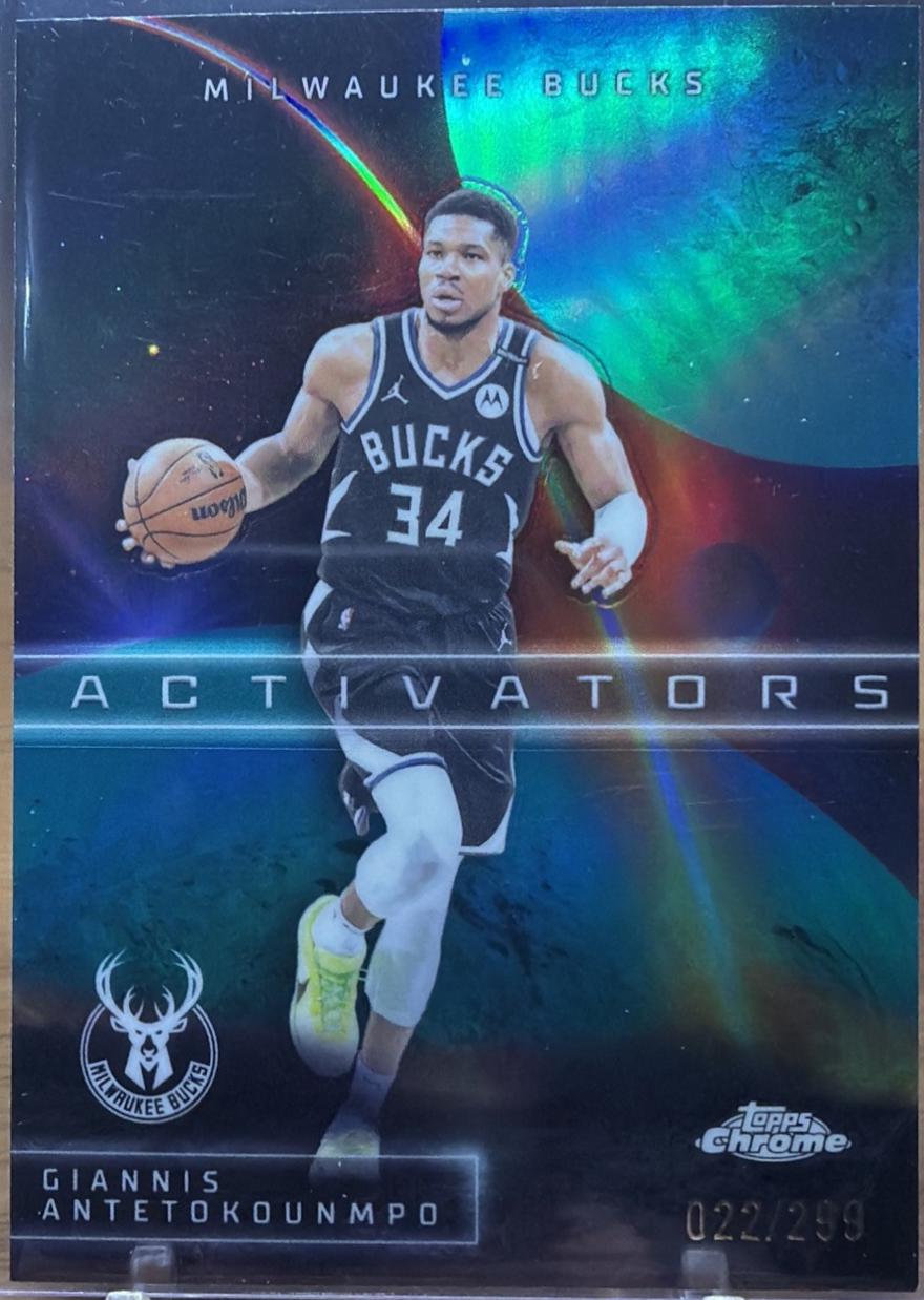 Giannis Antetokounmpo [Teal Refractor] #AC-4