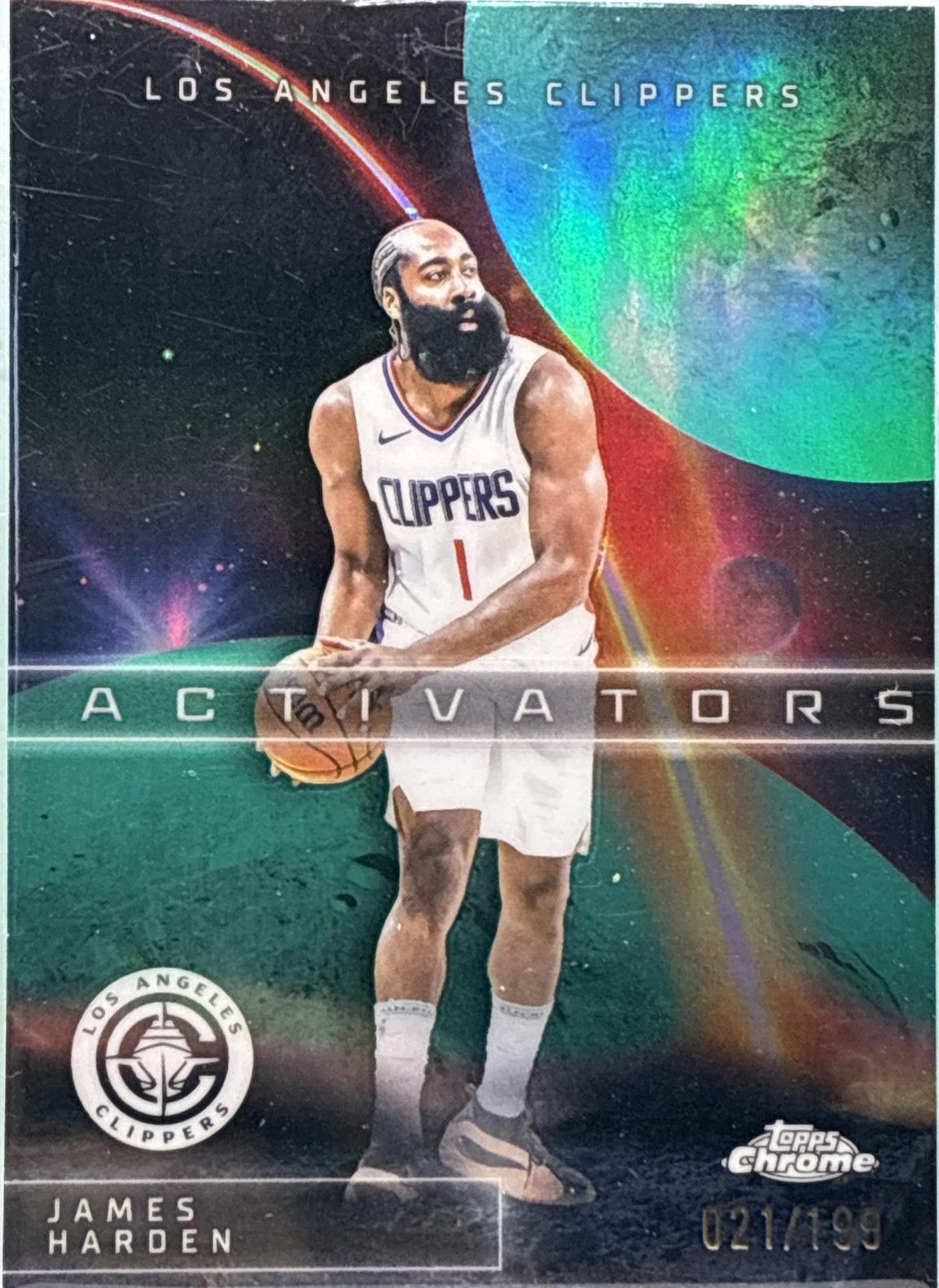 James Harden [Aqua Refractor] #AC-8
