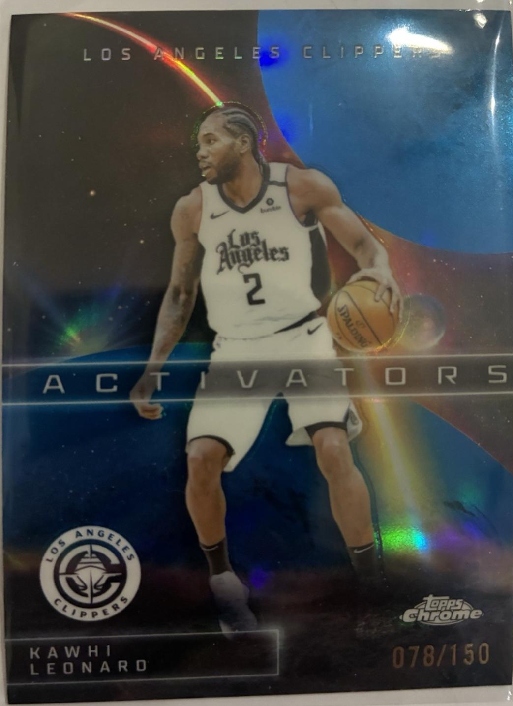 Kawhi Leonard [Blue Refractor] #AC-1