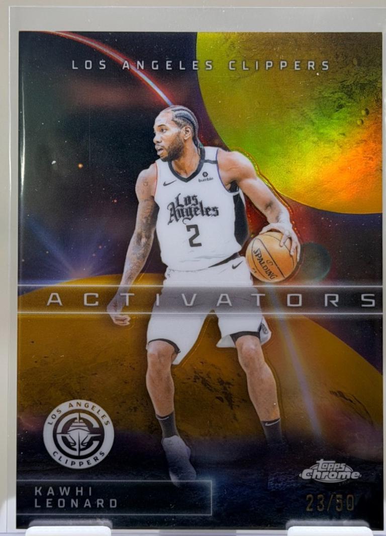 Kawhi Leonard [Gold Refractor] #AC-1