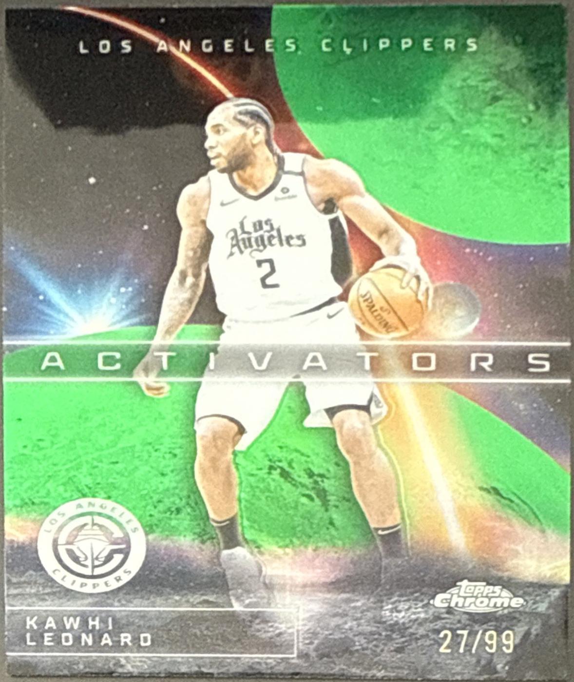 Kawhi Leonard [Green Refractor] #AC-1