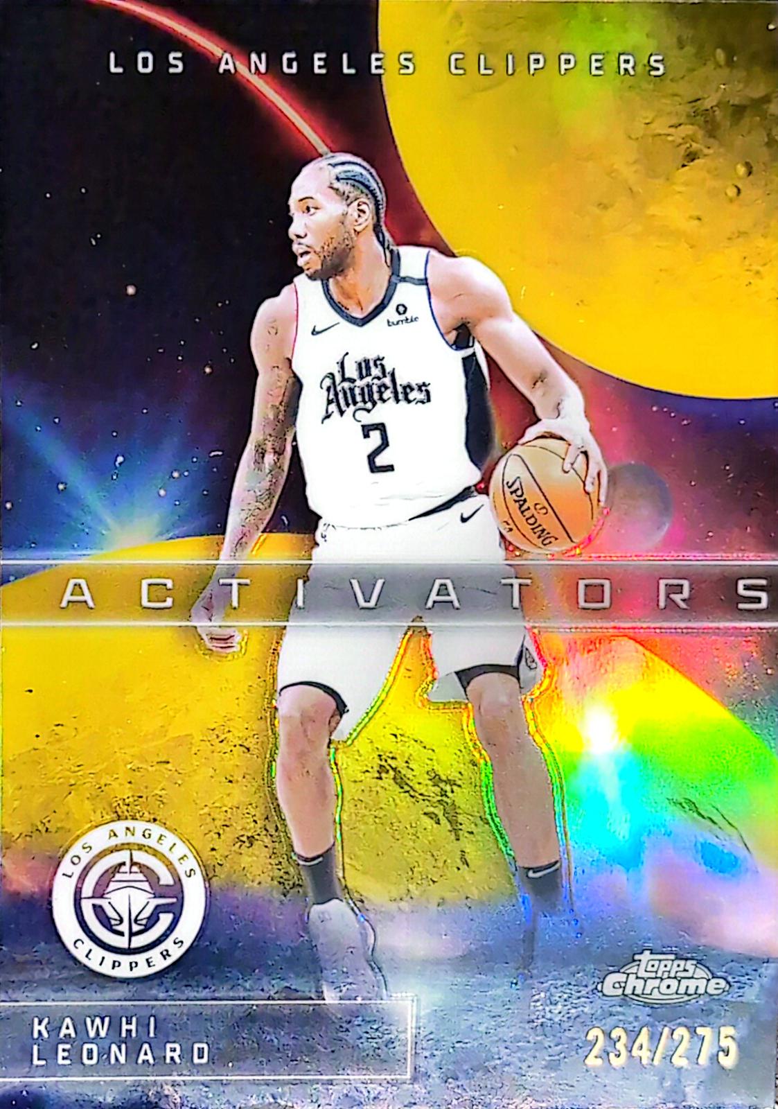 Kawhi Leonard [Yellow Refractor] #AC-1
