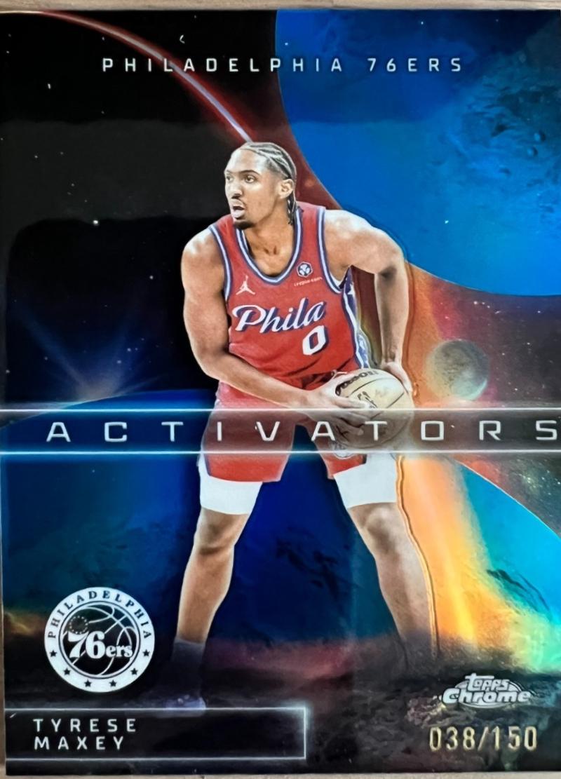 Tyrese Maxey [Blue Refractor] #AC-6