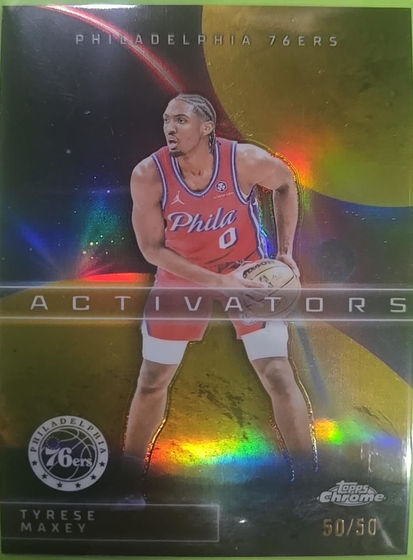 Tyrese Maxey [Gold Refractor] #AC-6